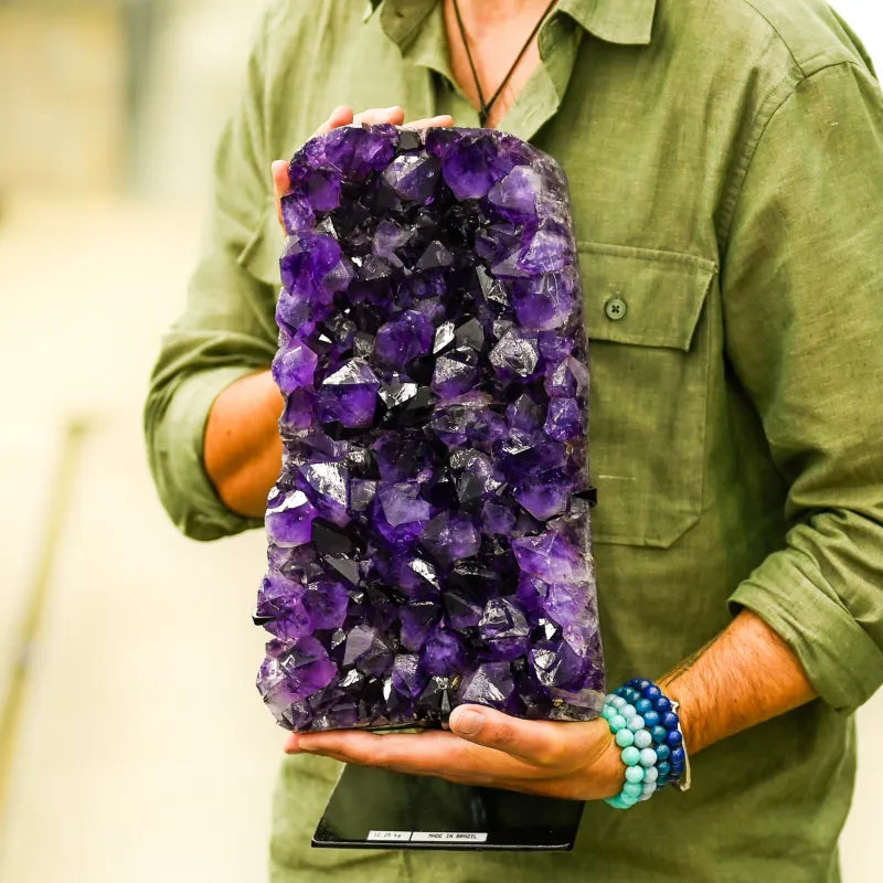 Géode d’Améthyste sur socle