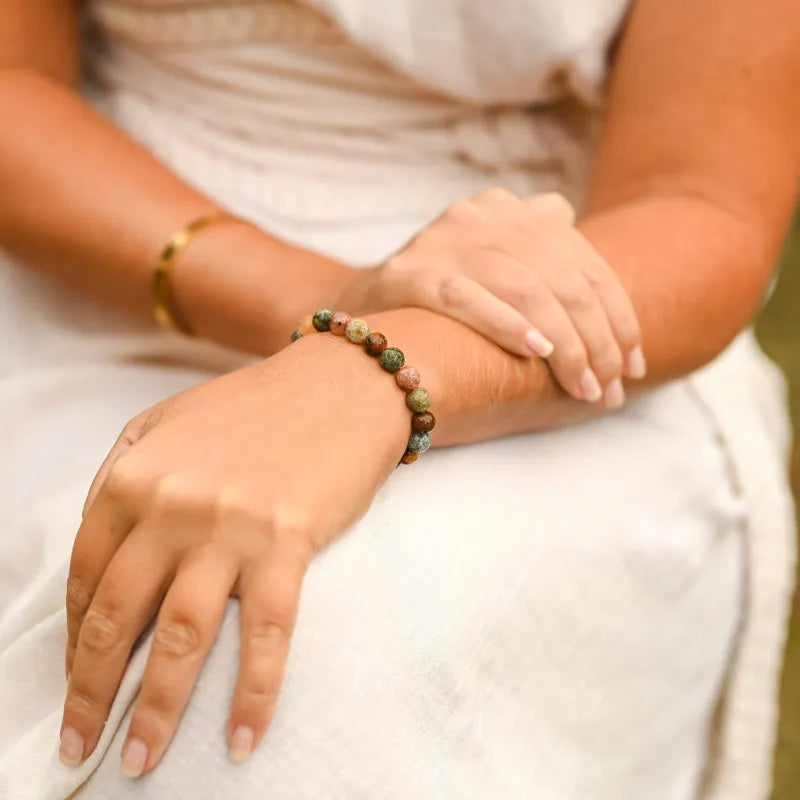 Jaspe Océan - Bracelet