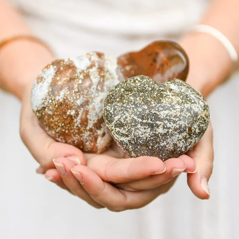 Jaspe Océan - Coeur