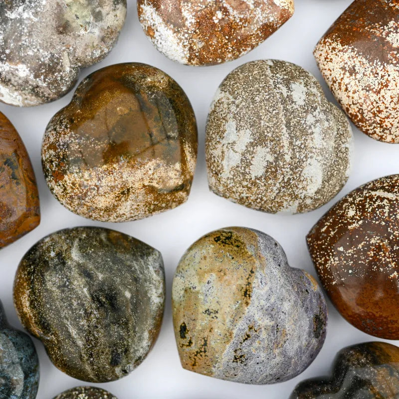 Jaspe Océan - Coeur