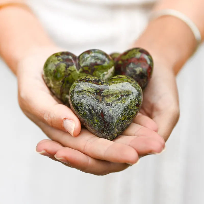 Jaspe Sang de Dragon - Coeur