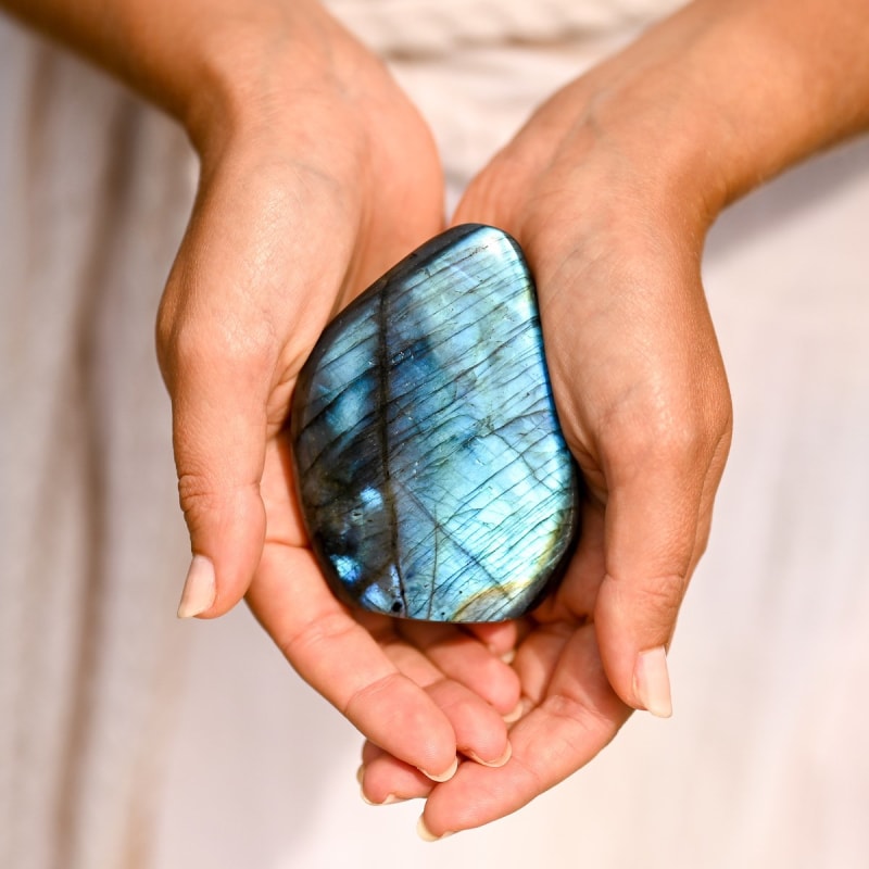 Labradorite Bleue Flash Forme libre | Univers Minéral