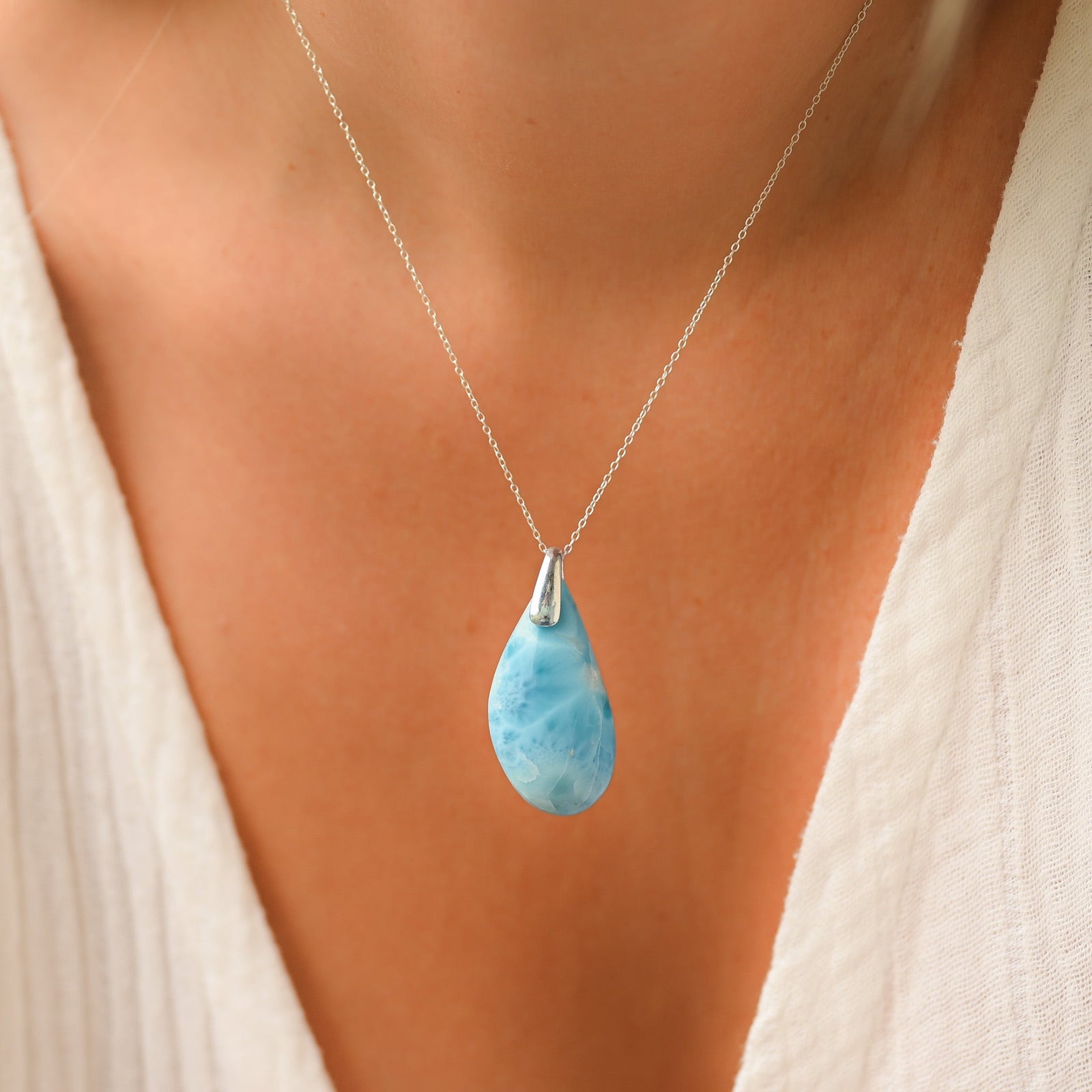 Larimar pendentif