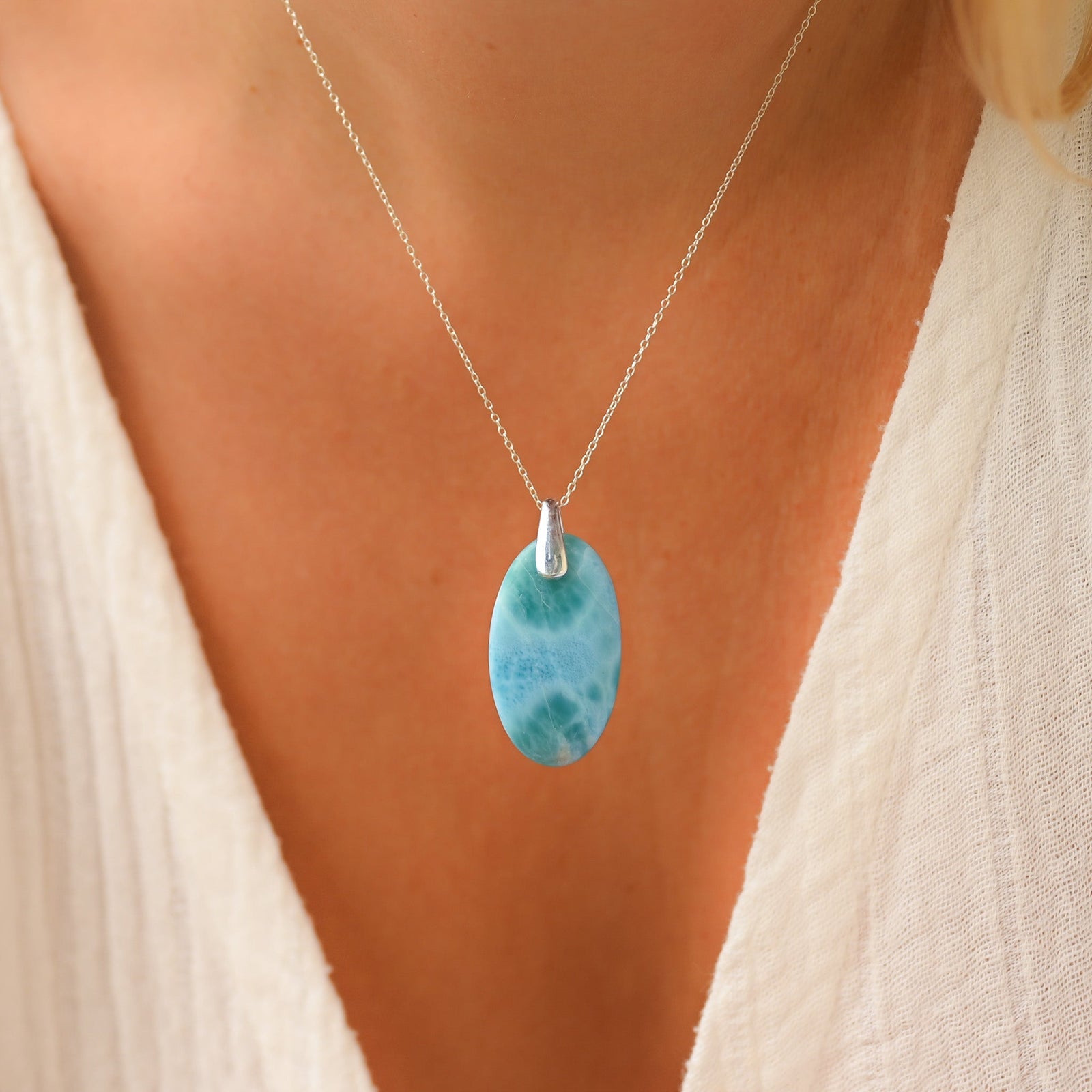Larimar pendentif