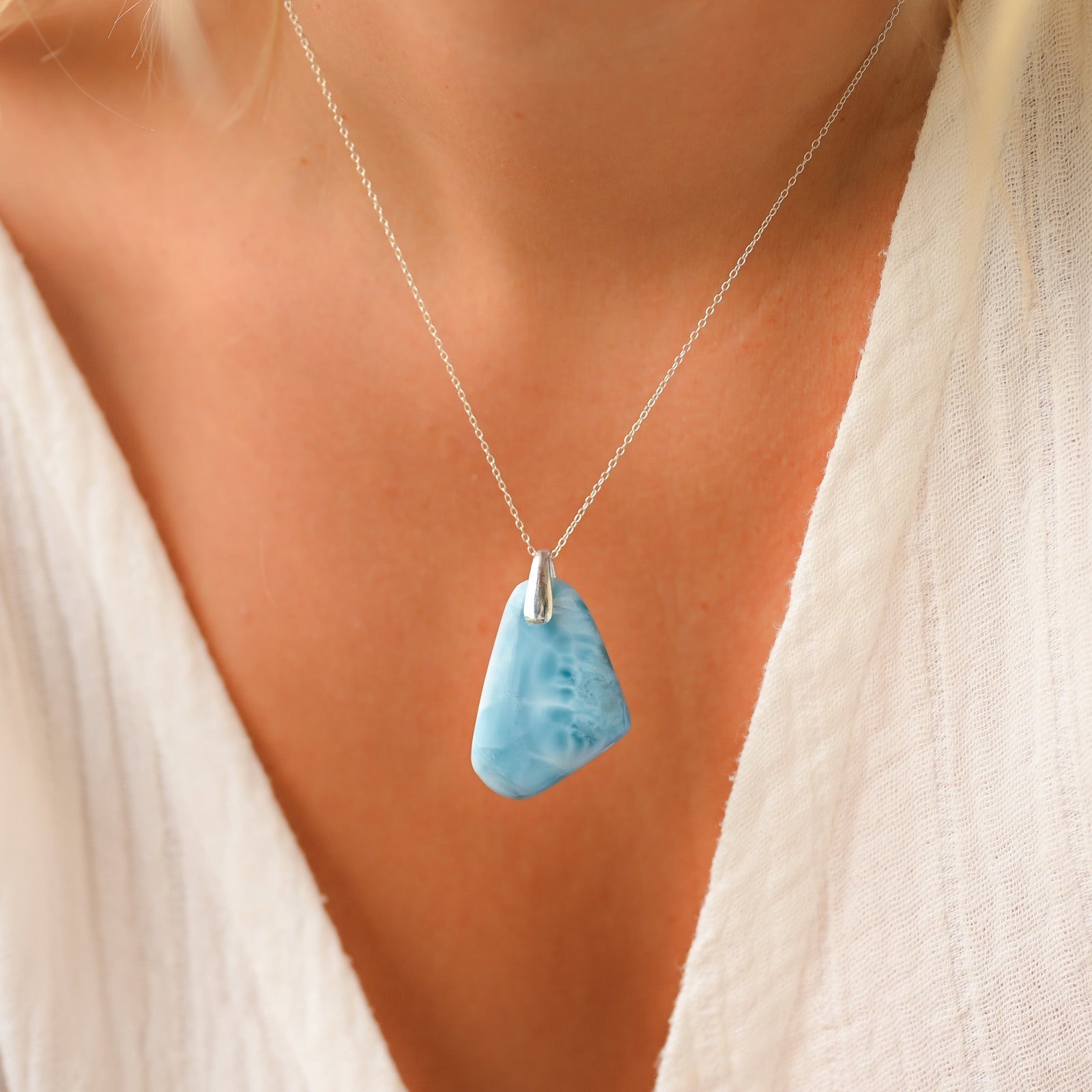 Larimar pendentif