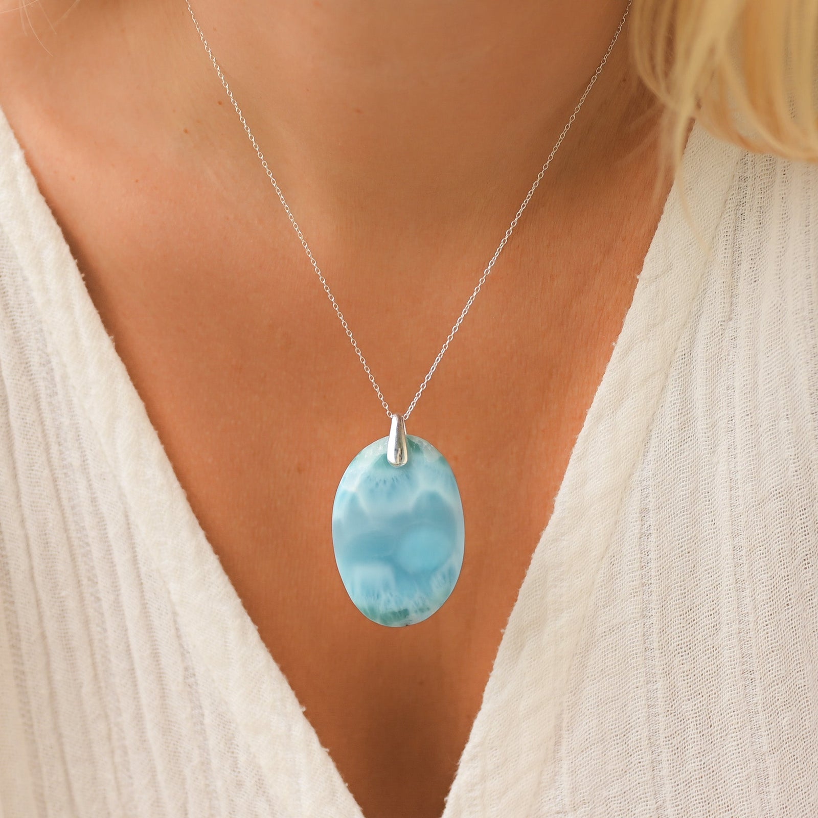 Larimar pendentif