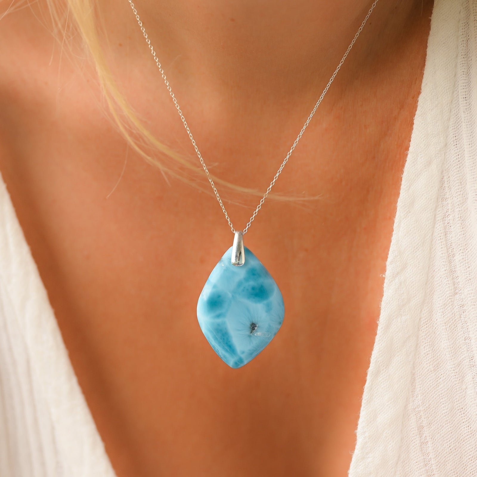 Larimar pendentif