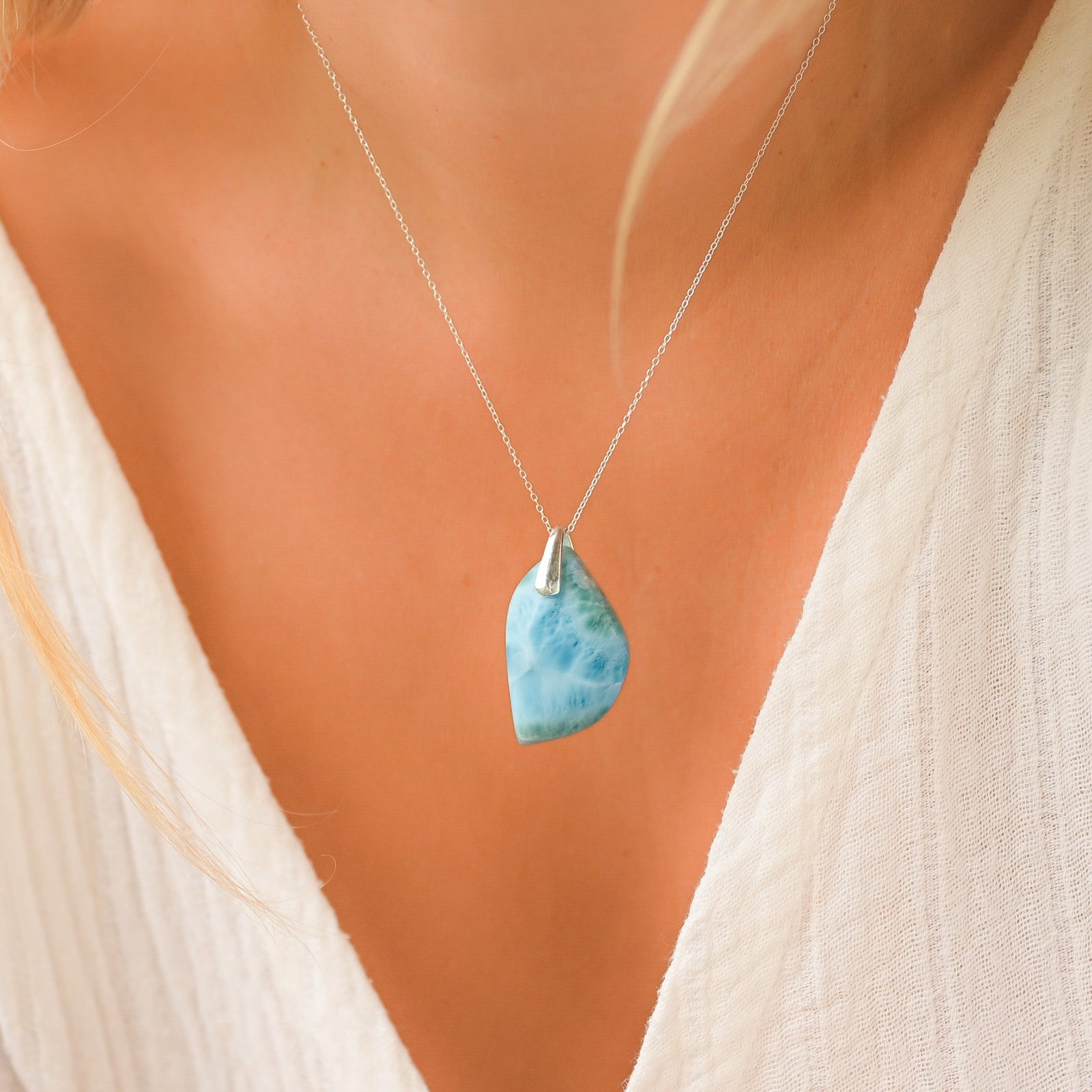 Larimar pendentif