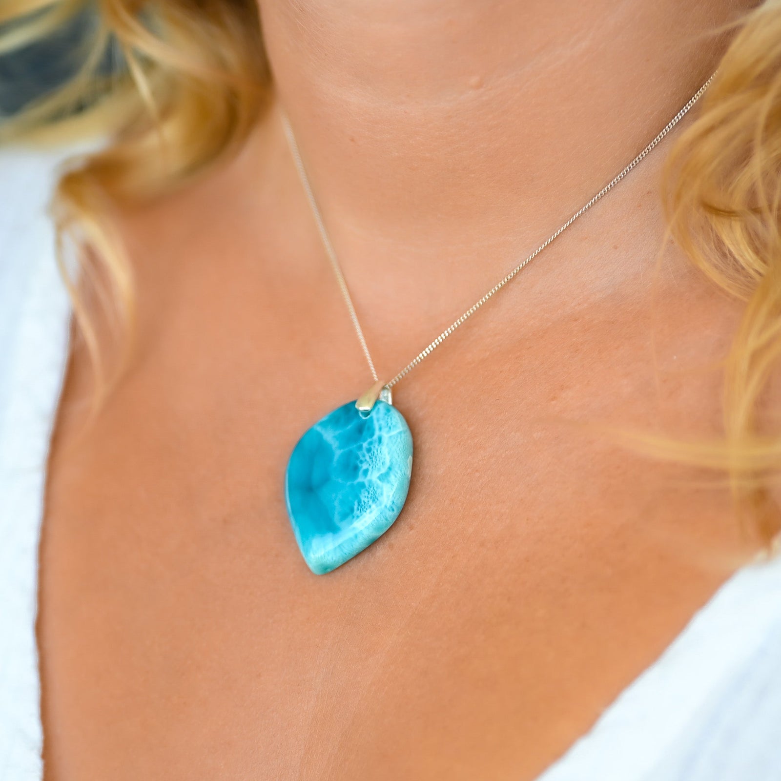 Larimar pendentif