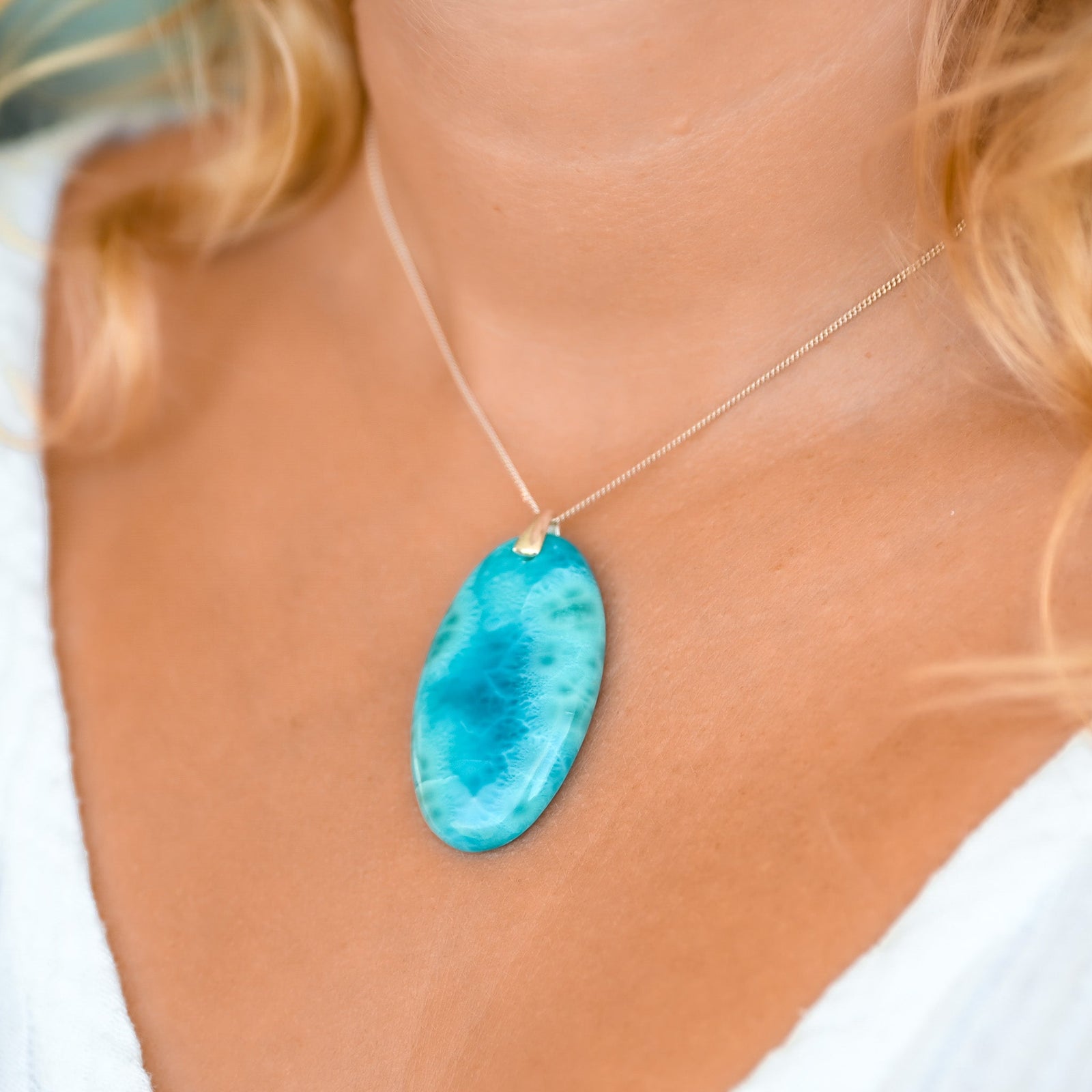 Larimar pendentif