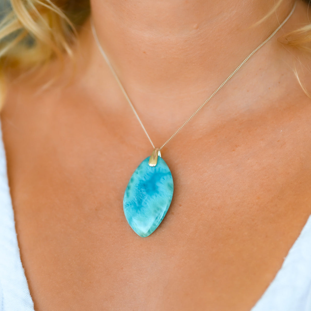 Larimar pendentif