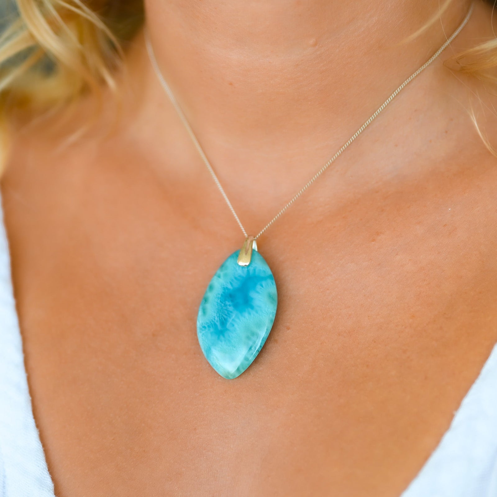 Larimar pendentif