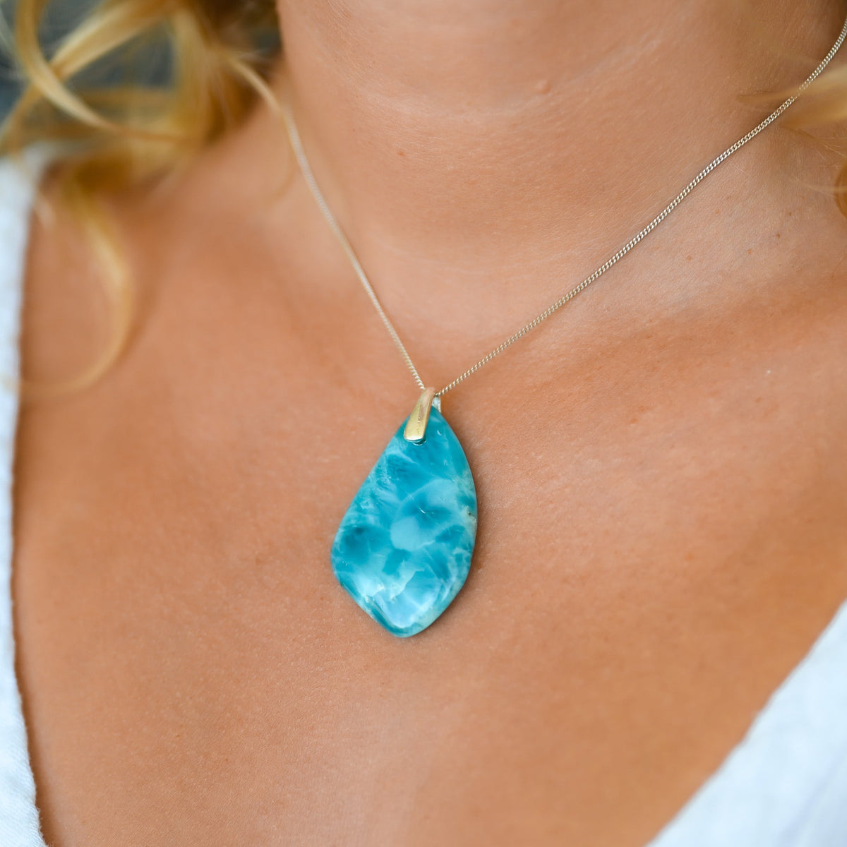 Larimar pendentif