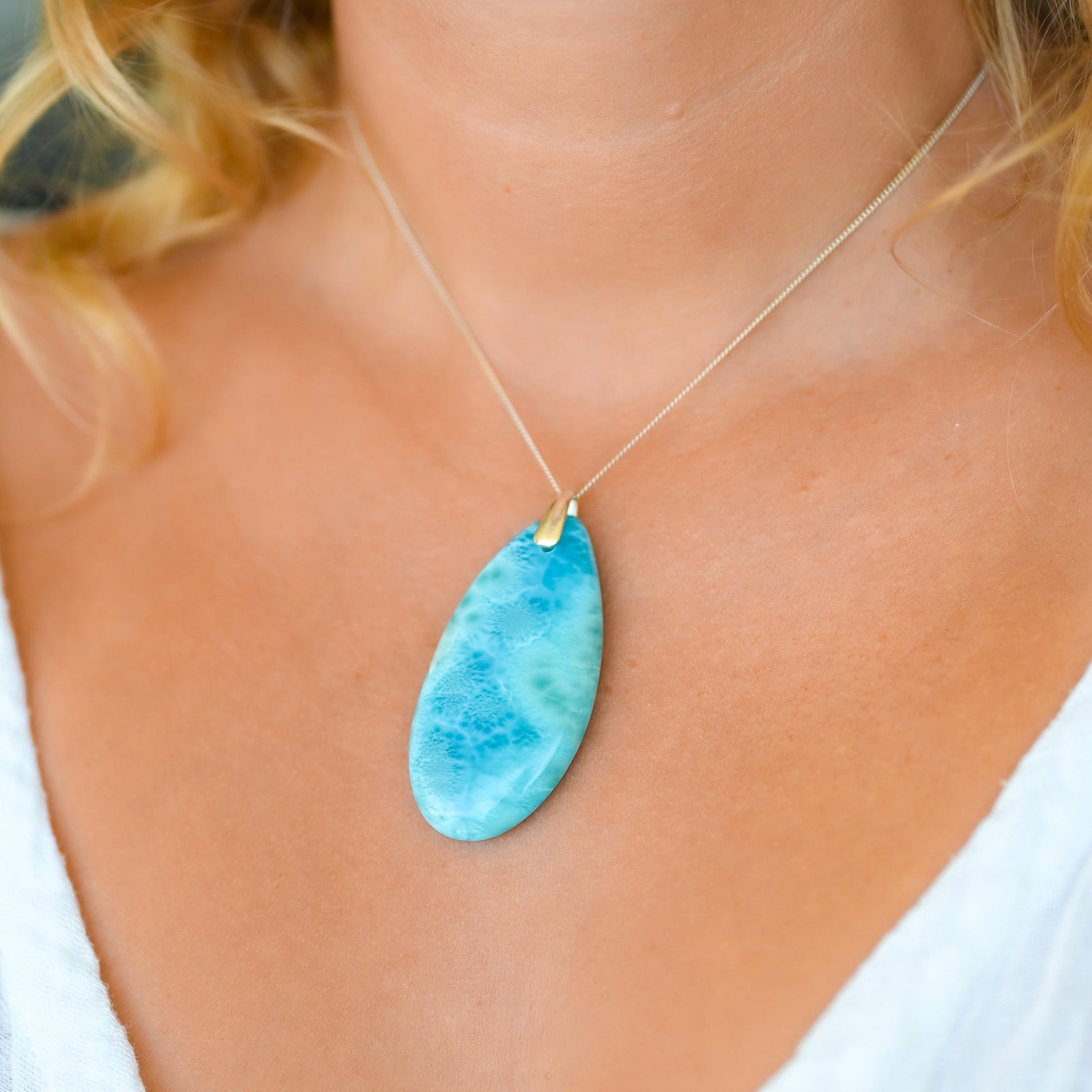 Larimar pendentif