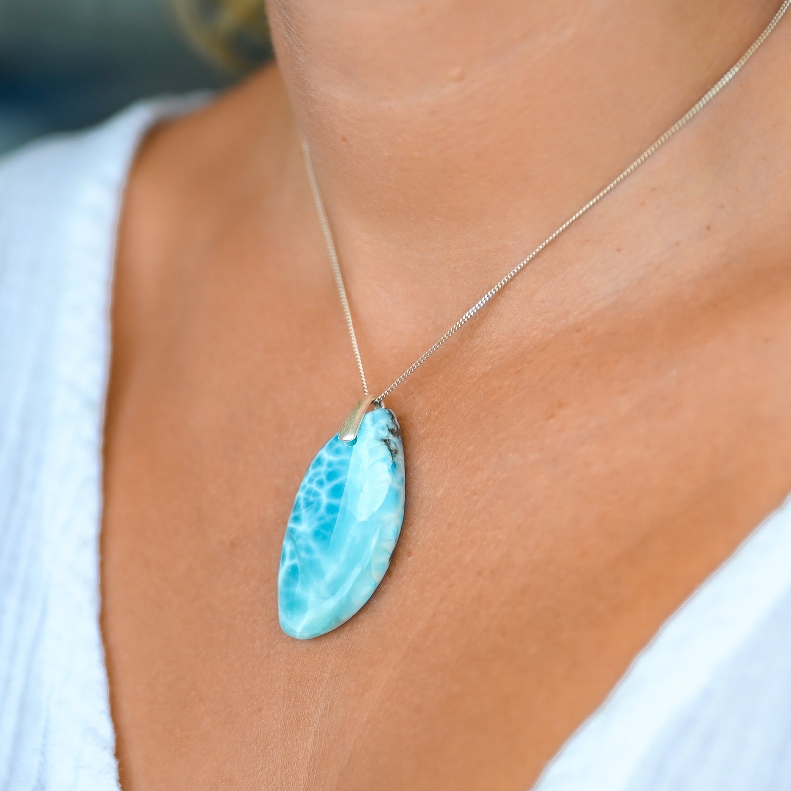Larimar pendentif