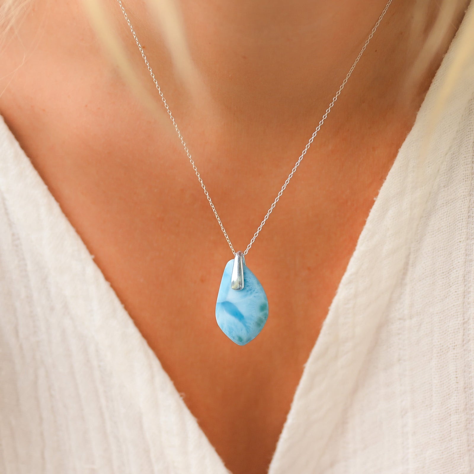 Larimar pendentif