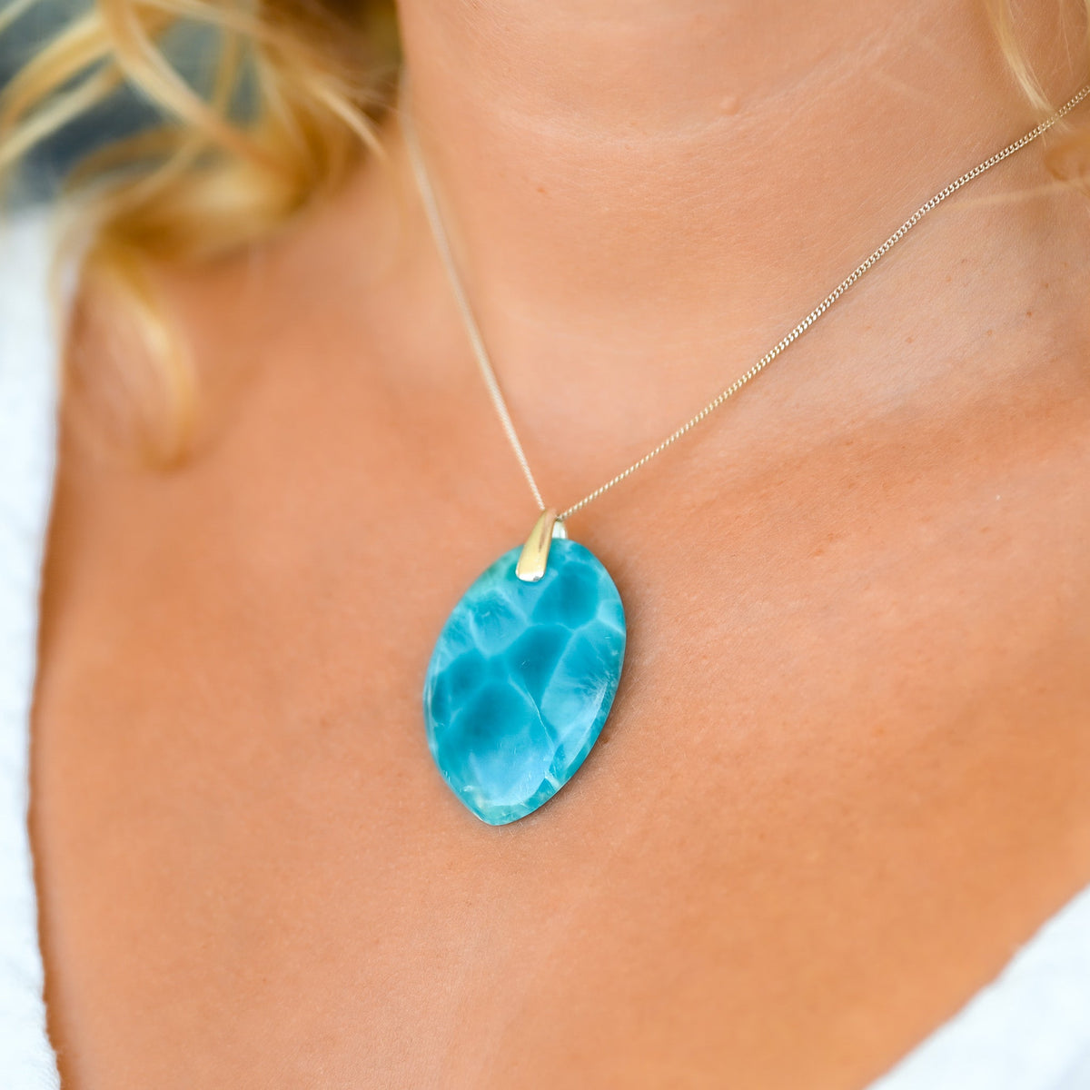 Larimar pendentif