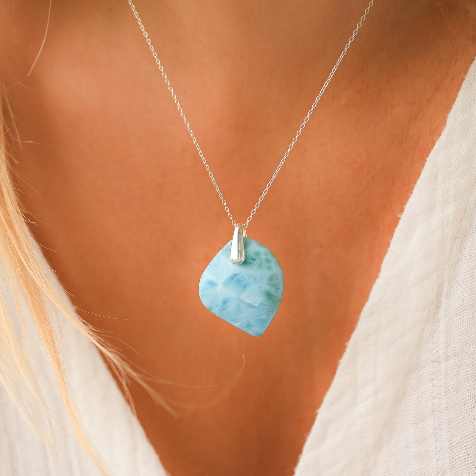 Larimar pendentif