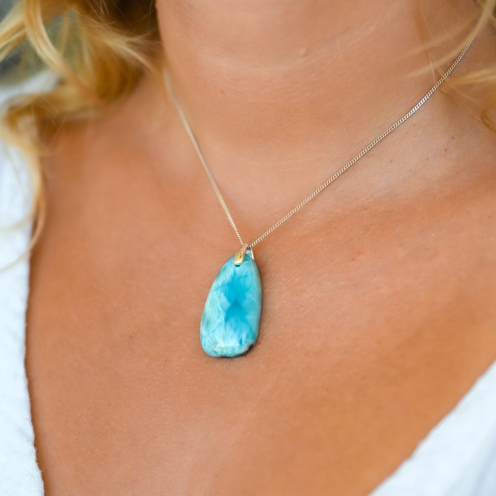 Larimar pendentif