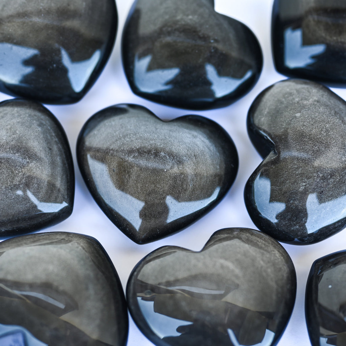 Obsidienne Argentée - Coeur