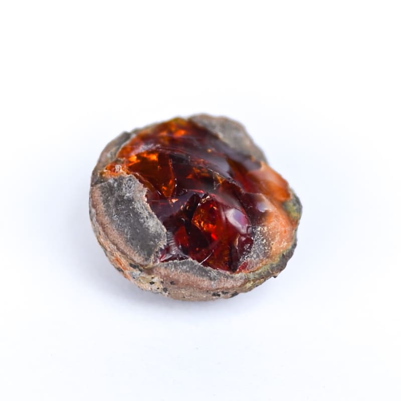Opale De Feu Naturelle Magnifique 1,45 Carats - Taille émeraude - Couleur Orange - Translucide - Excellente Qualité - Origine Mexique