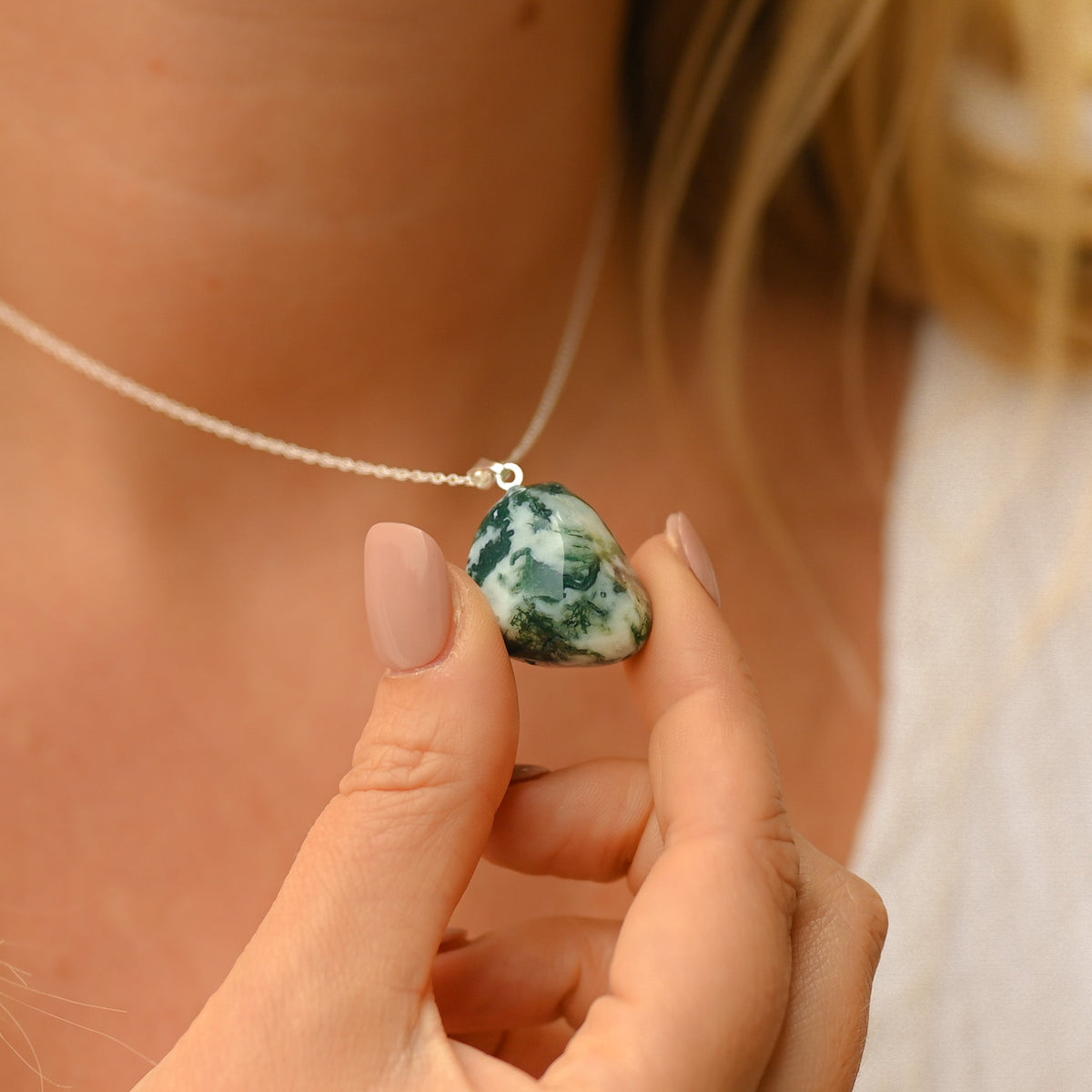 Pendentif Agate Arbre