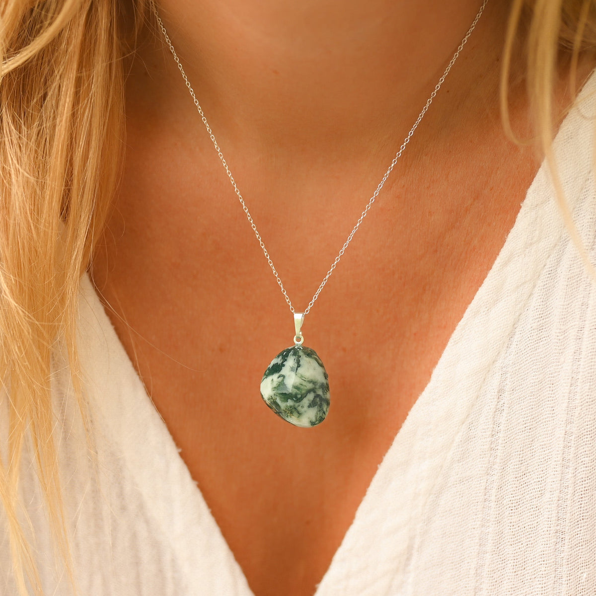 Pendentif Agate Arbre