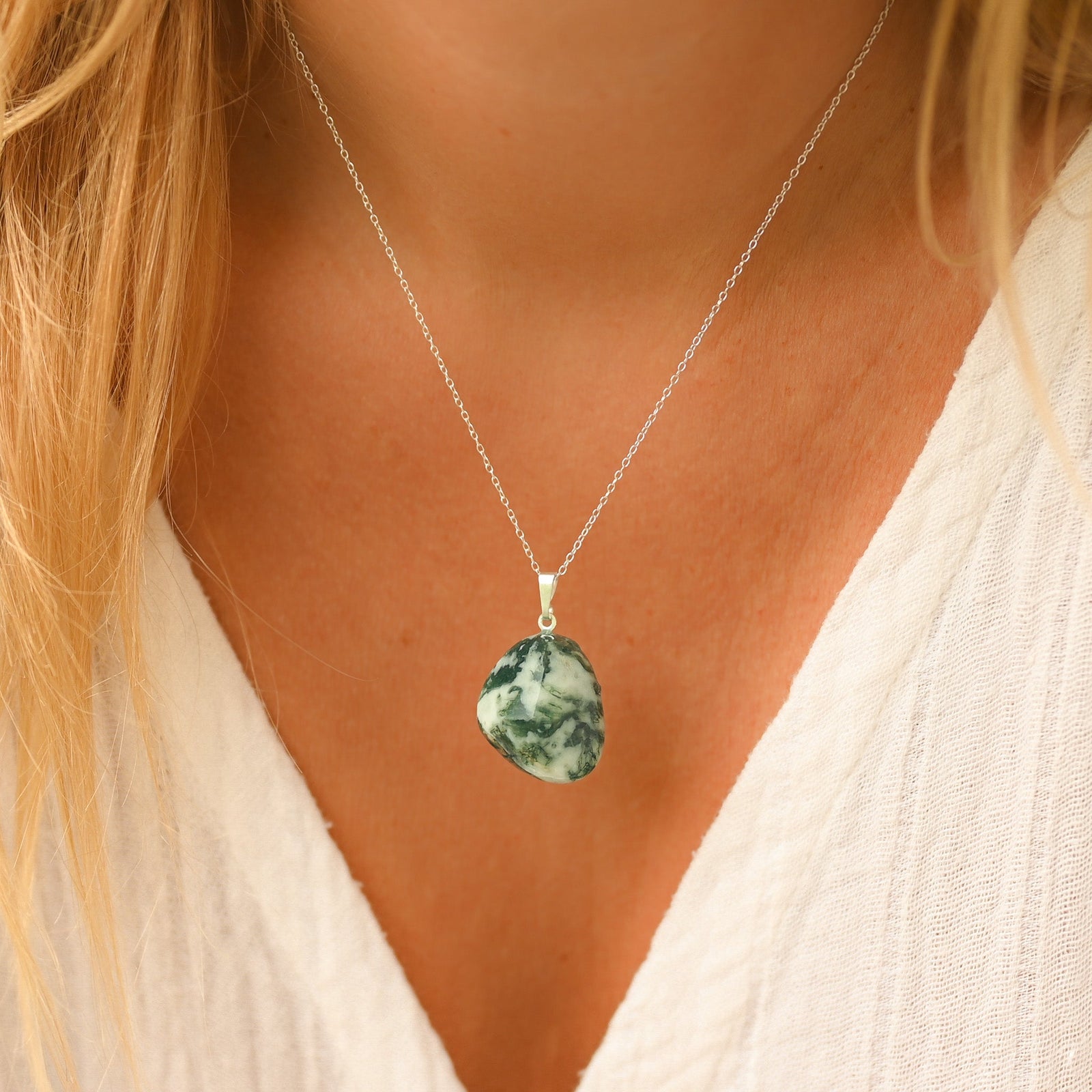 Pendentif Agate Arbre