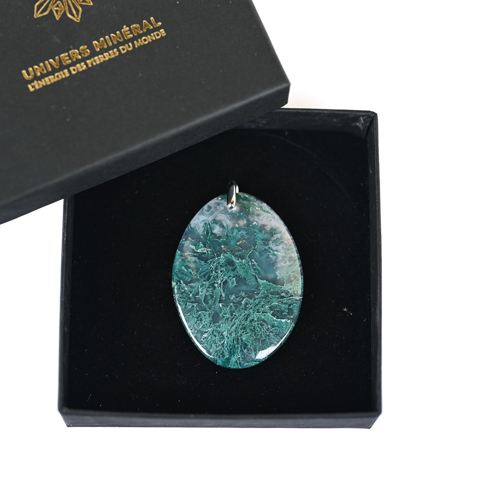 Pendentif Agate Mousse