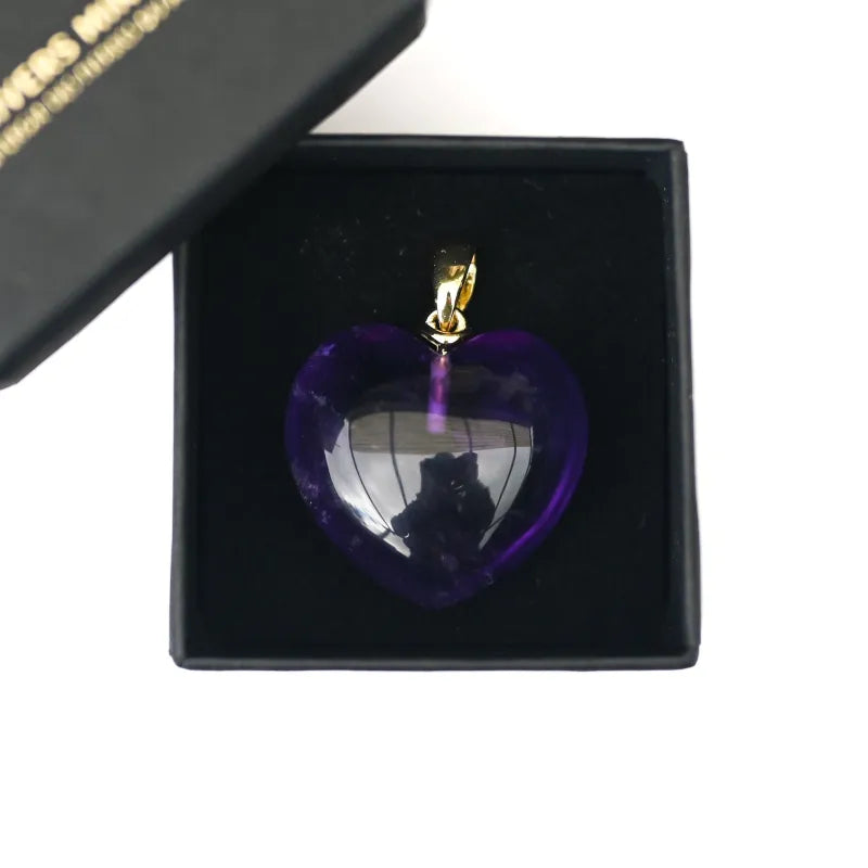 Pendentif Améthyste Cœur