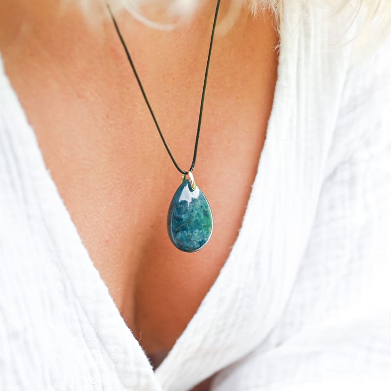 Pendentif Apatite Bleue | Univers Minéral