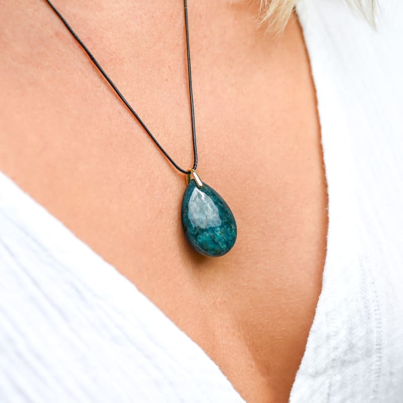 Pendentif Apatite Bleue | Univers Minéral