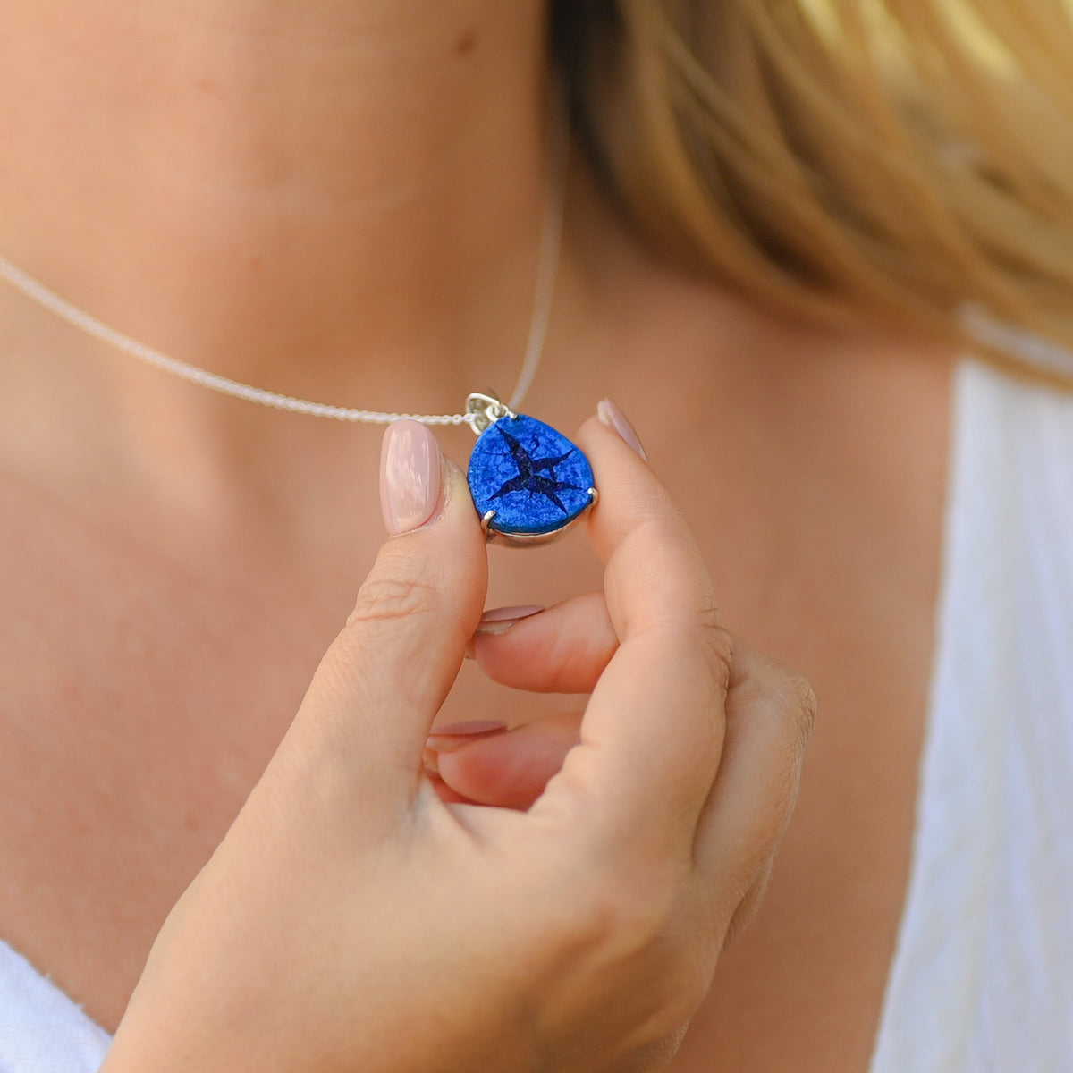 Pendentif azurite