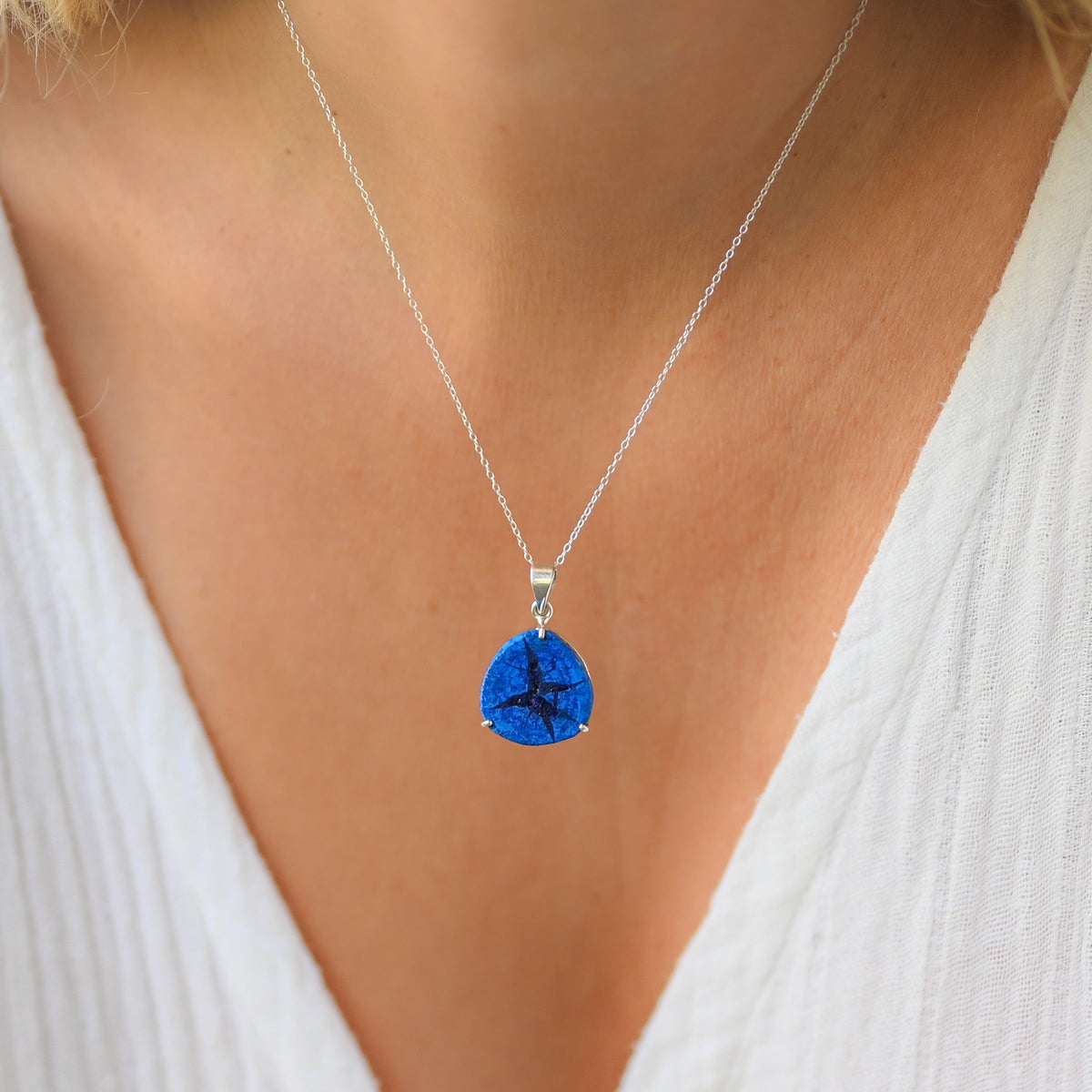 Pendentif azurite