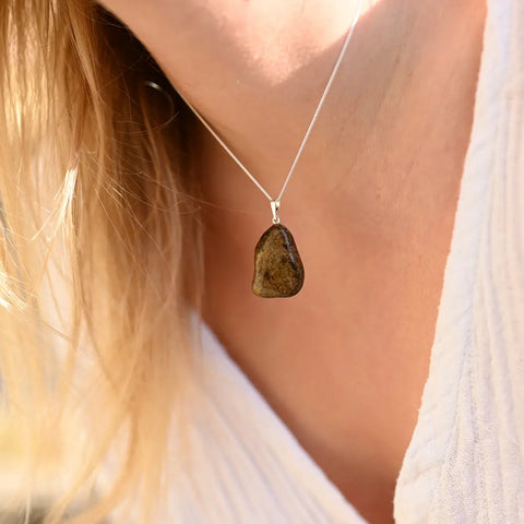 pendentif bronzite