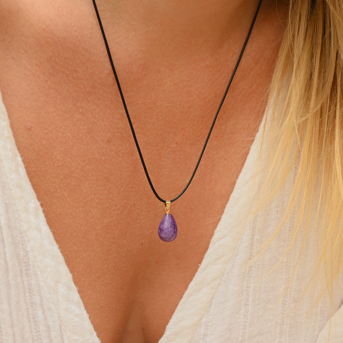 Pendentif Charoïte