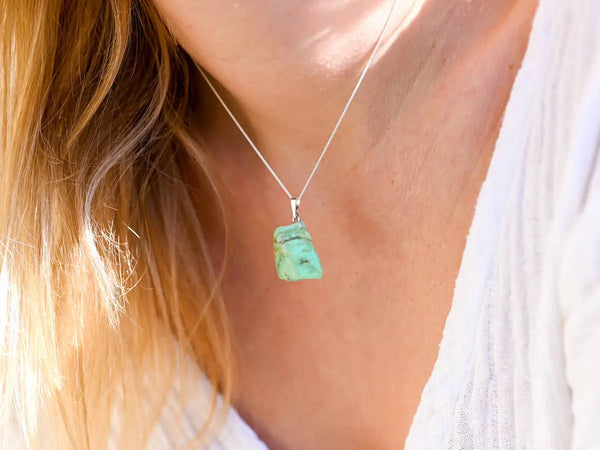 pendentif chrysoprase