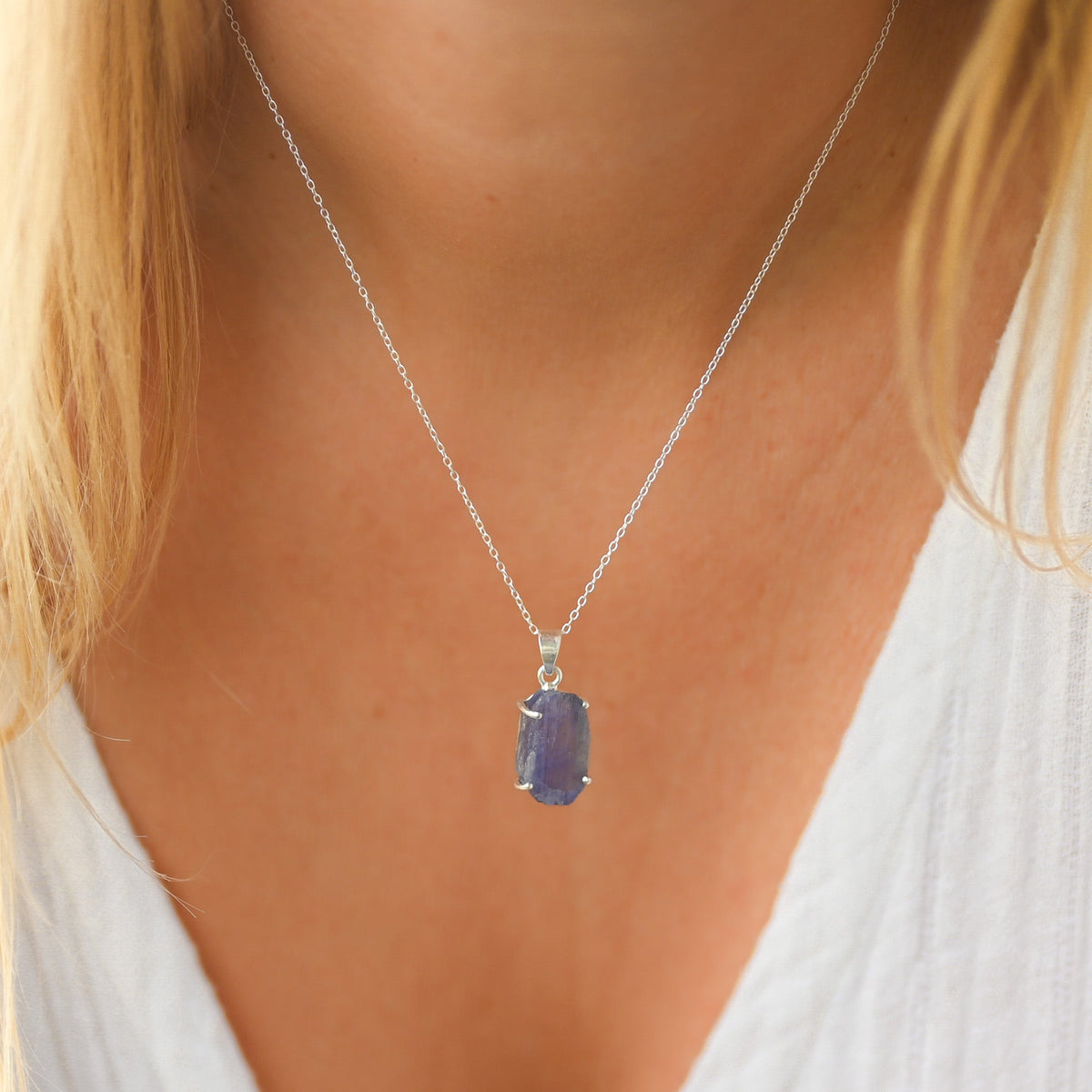 Pendentif en Tanzanite brute