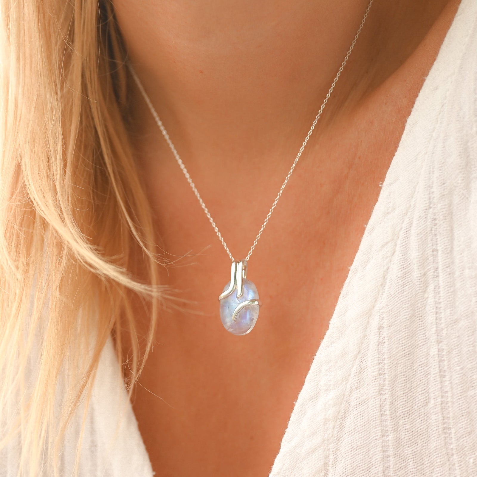 Pendentif femme Pierre de Lune