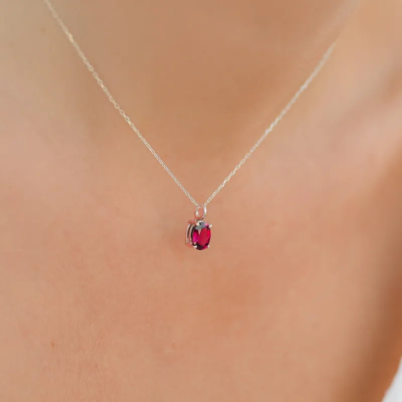 Pendentif Grenat Rhodolite
