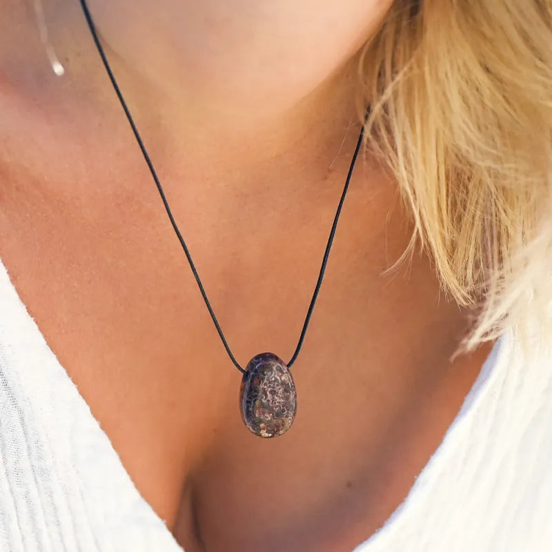 Pendentif Jaspe léopard