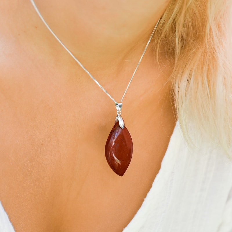 Pendentif Jaspe Rouge | LS