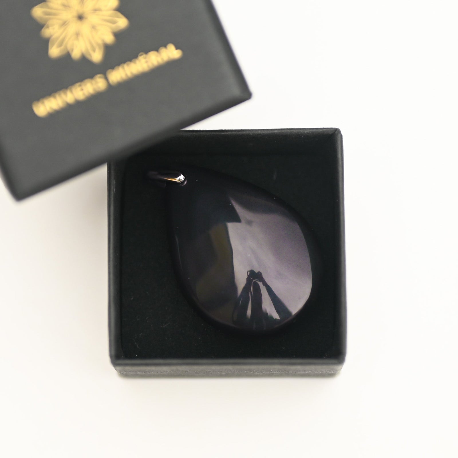 Pendentif Obsidienne Oeil Céleste ’Goutte’