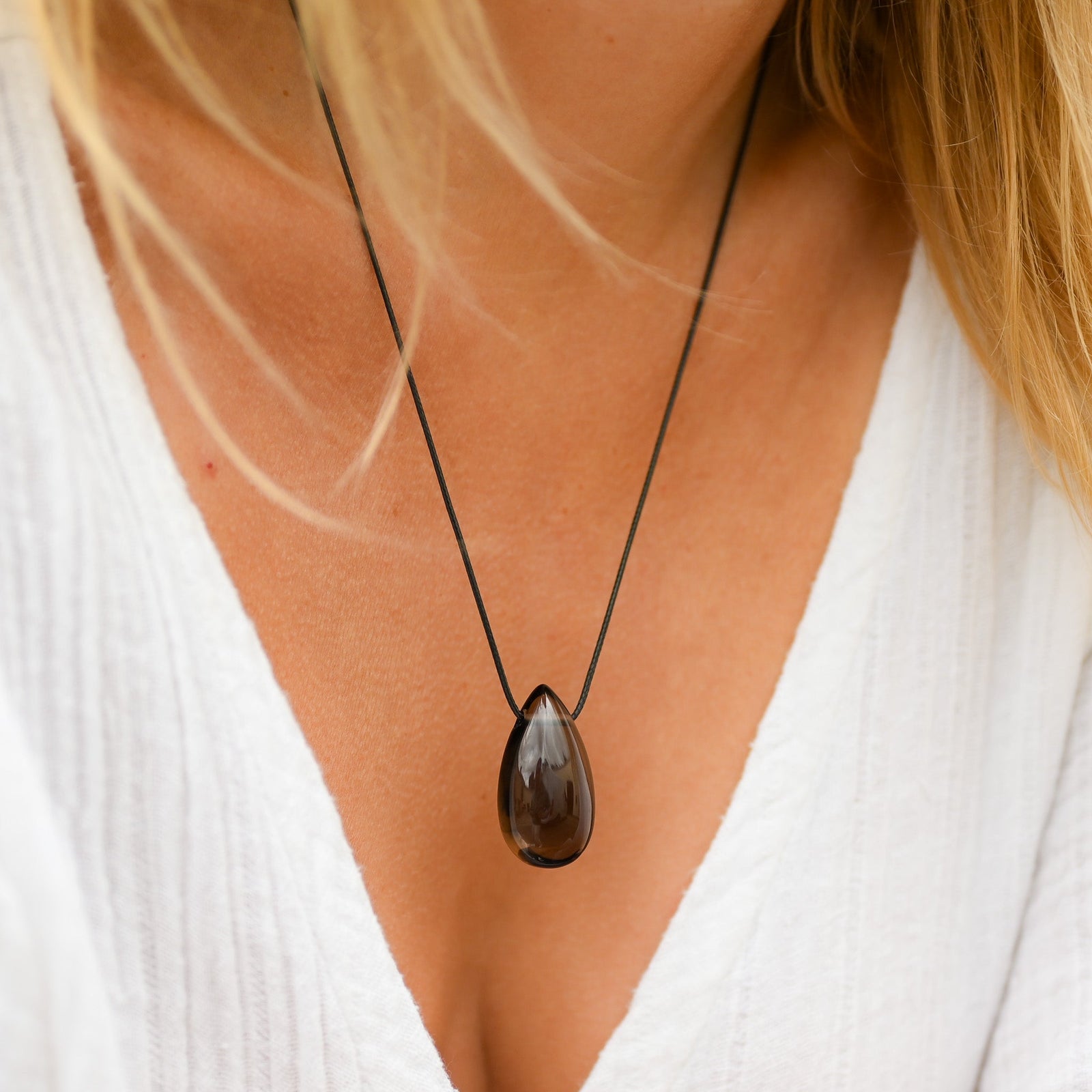 Pendentif Quartz Fumé