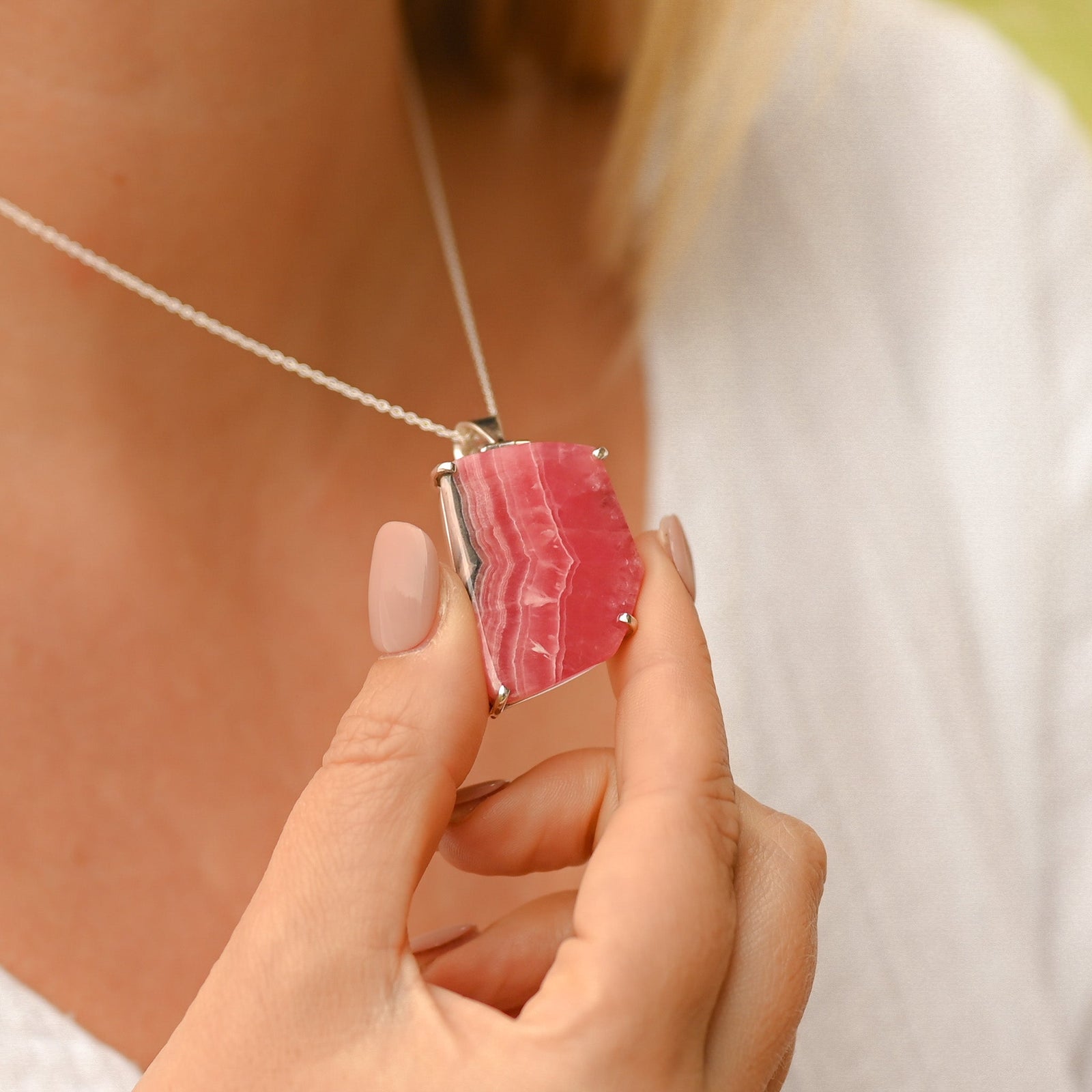 Pendentif Rhodochrosite