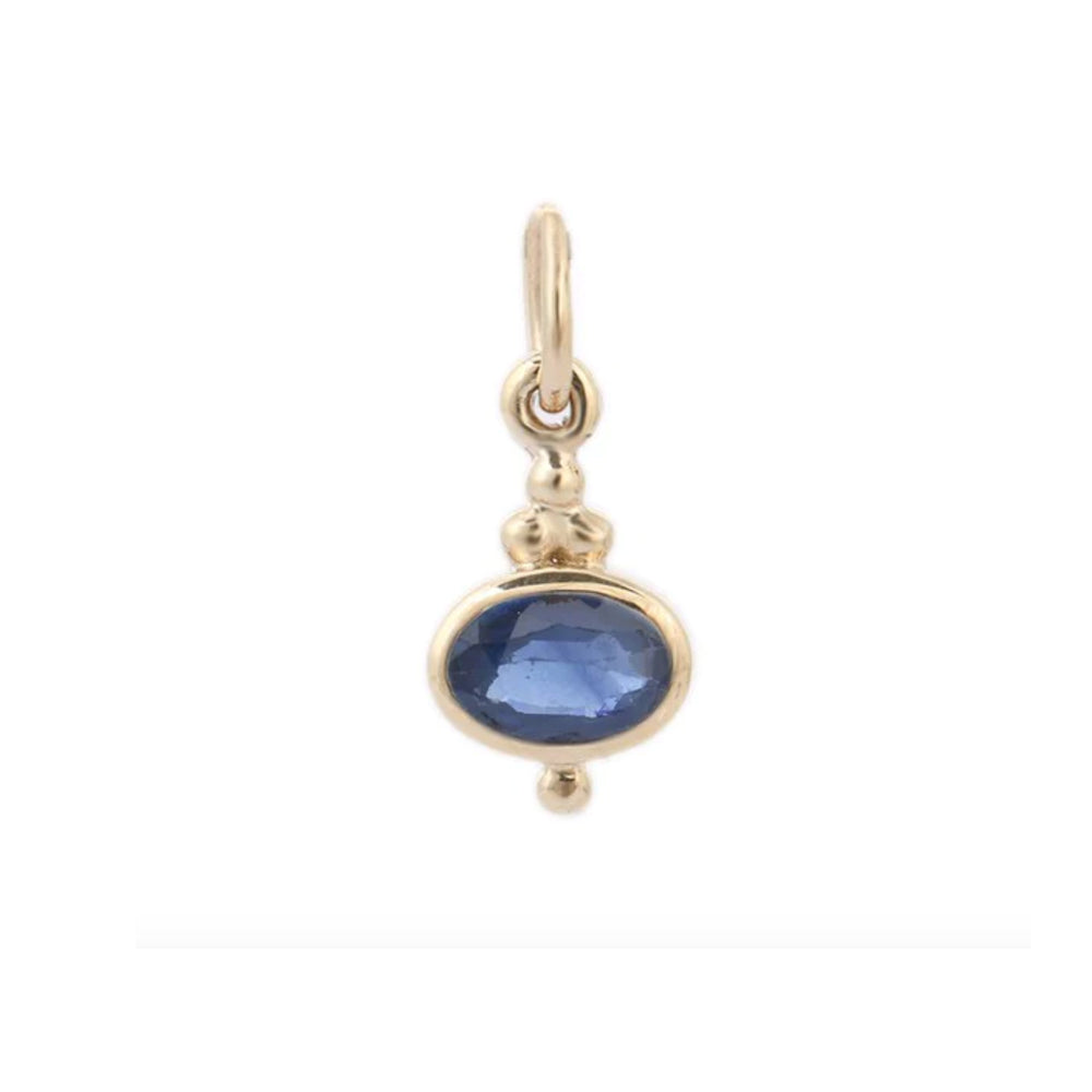 pendentif saphir bleu