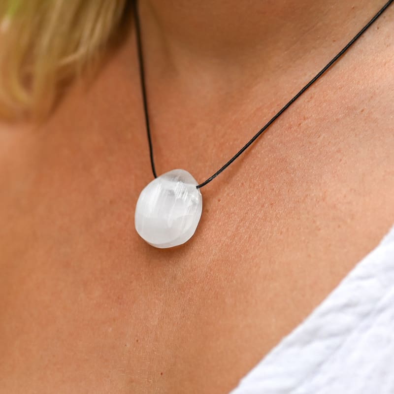 Pendentif Sélénite | Univers Minéral