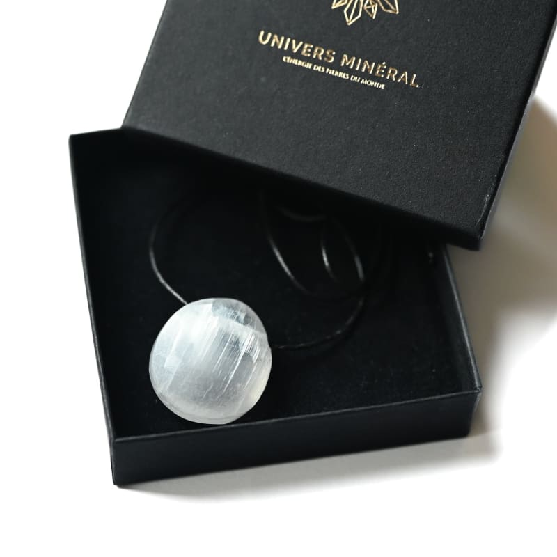 Pendentif Sélénite | Univers Minéral