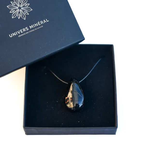Pendentif Tourmaline noire Naturelle Univers Minéral®