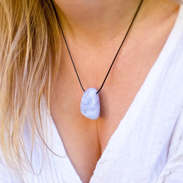 pendentif calcédoine